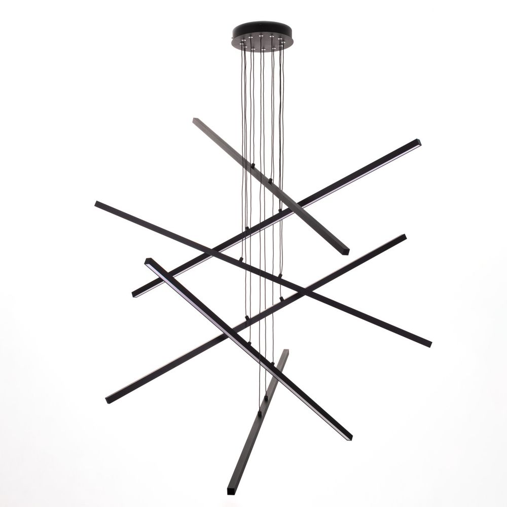 Citilux Стиг CL203261 LED Люстра подвесная с пультом Чёрная