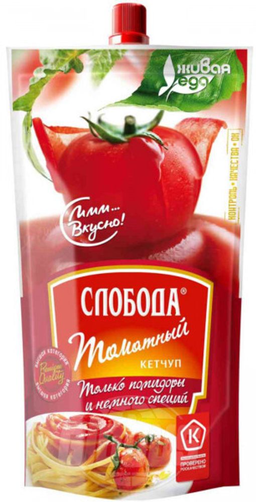 Кетчуп Слобода, томатный, 200 гр