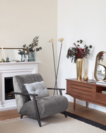 Тумба под ТВ Carolin из шпона ореха 180 x 83.8 cm