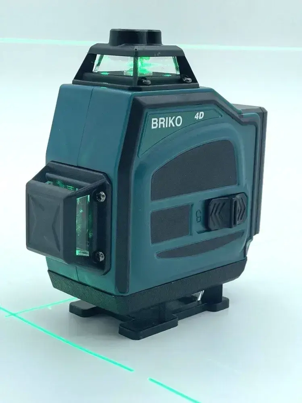 Лазерный уровень нивелир строительный 4D BRIKO 4D, Зеленый луч / 16 линии