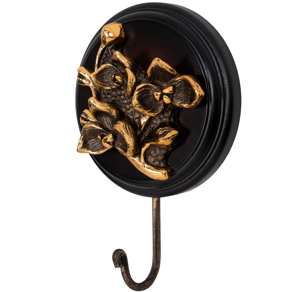 Настенный крючок Орхидея Орех