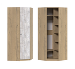 Шкаф угловой Ассоль Дуб бунратти/анкор белый/дельмар