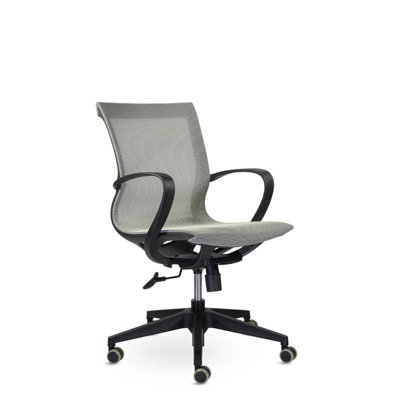 Кресло М-805 Йота/Yota black PL TC-02 (серый)