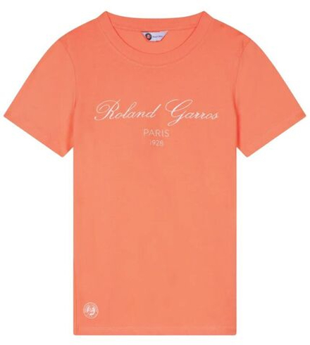 Женская теннисная футболка Roland Garros Sporty Chic Therese - coral