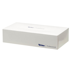 Салфетки косметические для лица Veiro Professional Premium белые двухслойные (35 коробок по 100 л)