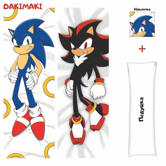 Дакимакура Соник и Шэдоу арт. 1218