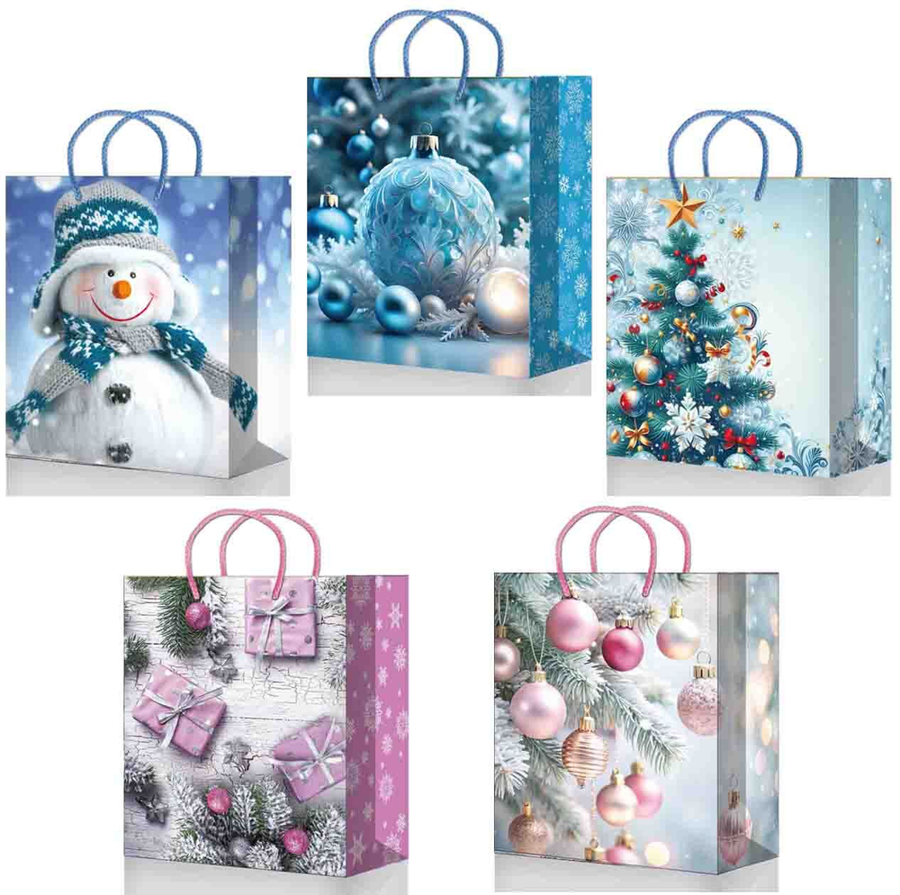 МегаМаг Пакет 108 S25, НГ, подарочный, ламинированный, 110*137*60