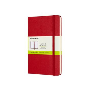Блокнот Moleskine Classic Medium 115x180 мм 208 стр нелинованный твердая обложка (QP052F2)
