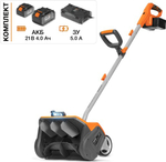 Снегоуборщик (электролопата) аккумуляторный DAEWOO DAST 4242Li SET с АКБ и ЗУ