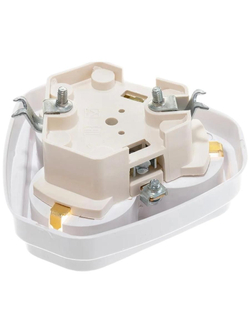 Розетка трехмест. скр. уст. с з/к (ток 16А) РС10/16-835 в инд.упак.