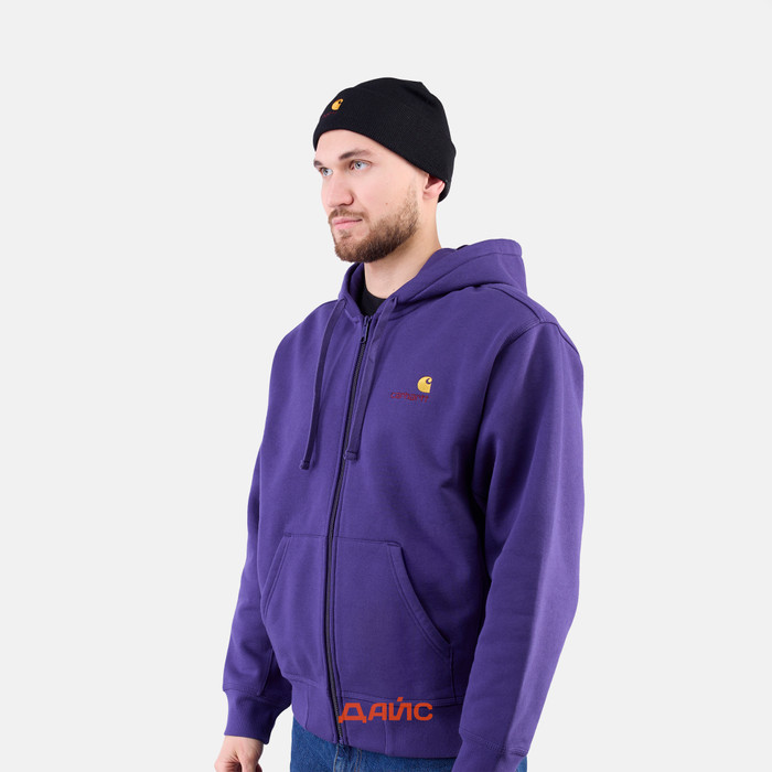 Шапка Carhartt WIP American Script Beanie артикул:I034235_black - купить в магазине Дайс