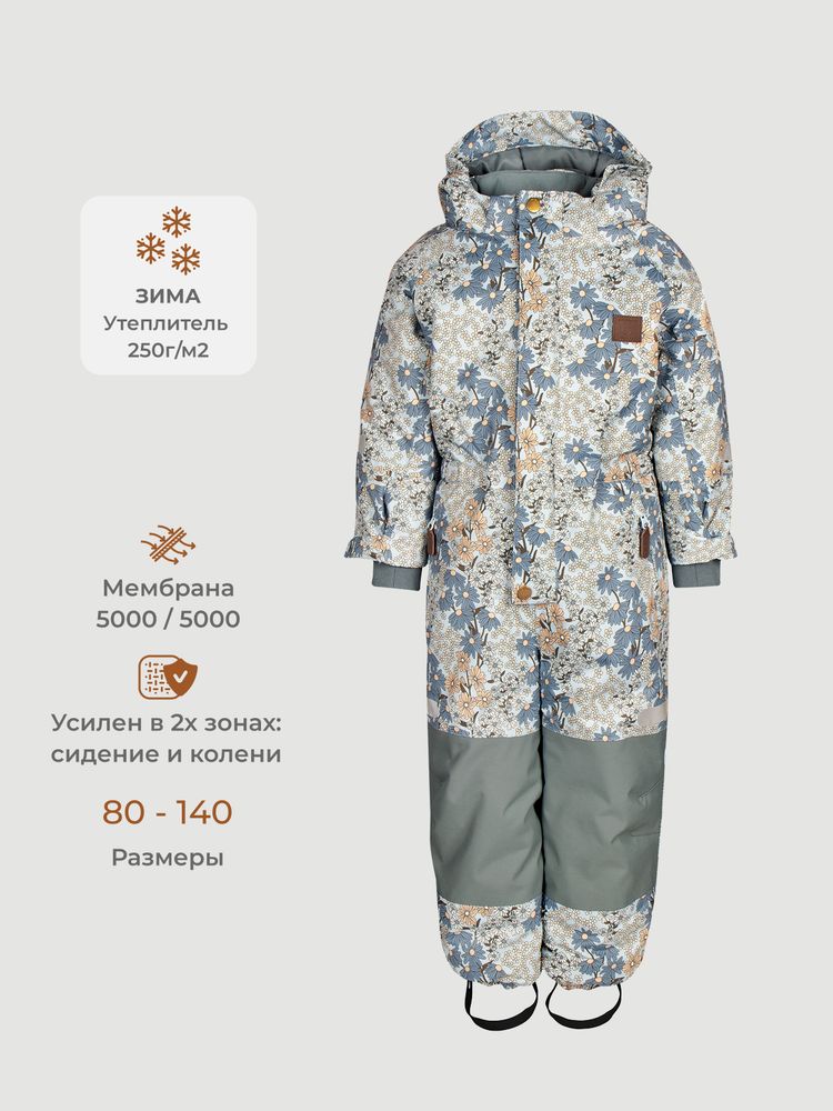 ПРЕДЗАКАЗ Комбинезон мембранный зимний Mjölk Зимние цветы, утеплитель 250гр/м2 ПРЕДЗАКАЗ Комбинезон мембранный зимний Mjölk Зимние цветы, утеплитель 250гр/м2