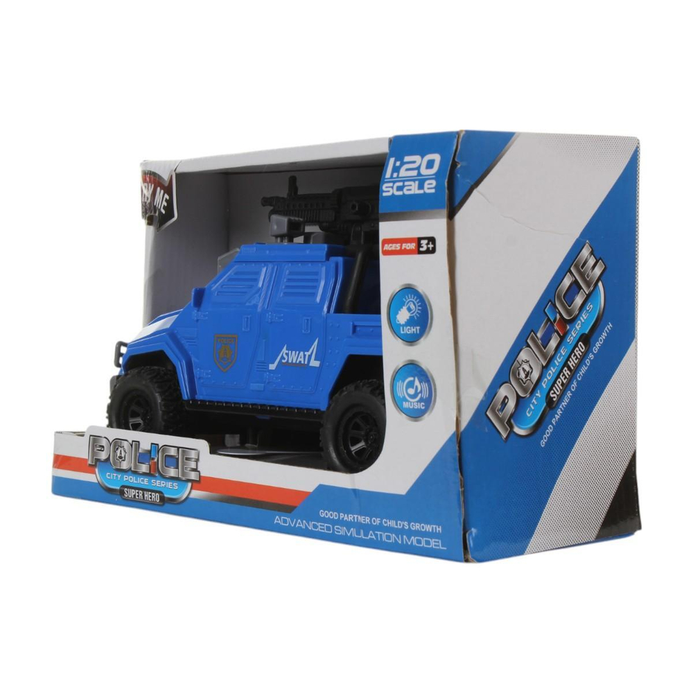 Полицейская машина ин. со светом и звуком, коробка 661-013E