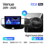 Teyes CC2 Plus 9" для Hyundai Venue 2019