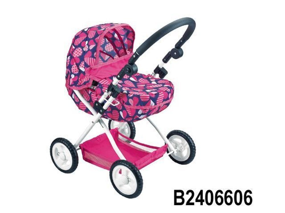 Коляска для куклы лежачая, пакет FL9138