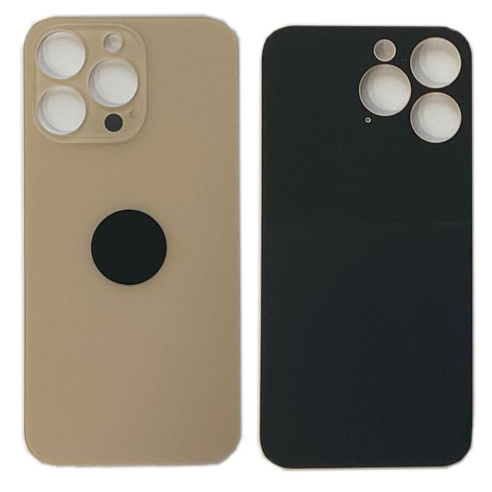 Задняя крышка для Apple iPhone 13 Pro Золото (стекло, широкий вырез под камеру)