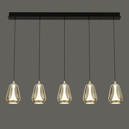 Подвесной светильник MD24001011-5B brass/champagne