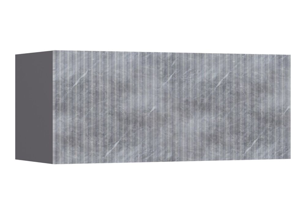 Тумба навесная №2 "Оливия" (графит/мрамор глянец), МФ Миф