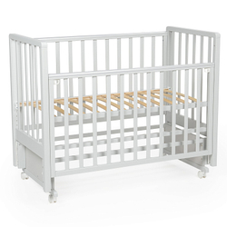 Детская кроватка Bebizaro Regency New маятник универсальный без ящика серый