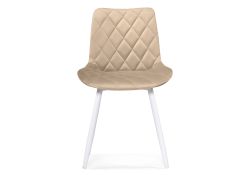 Стул на металлокаркасе Баодин Б/К бежевый / белый