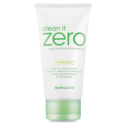 Banila Co Clean It Zero Pore Clarifying очищающая пенка для проблемной кожи с кислотами