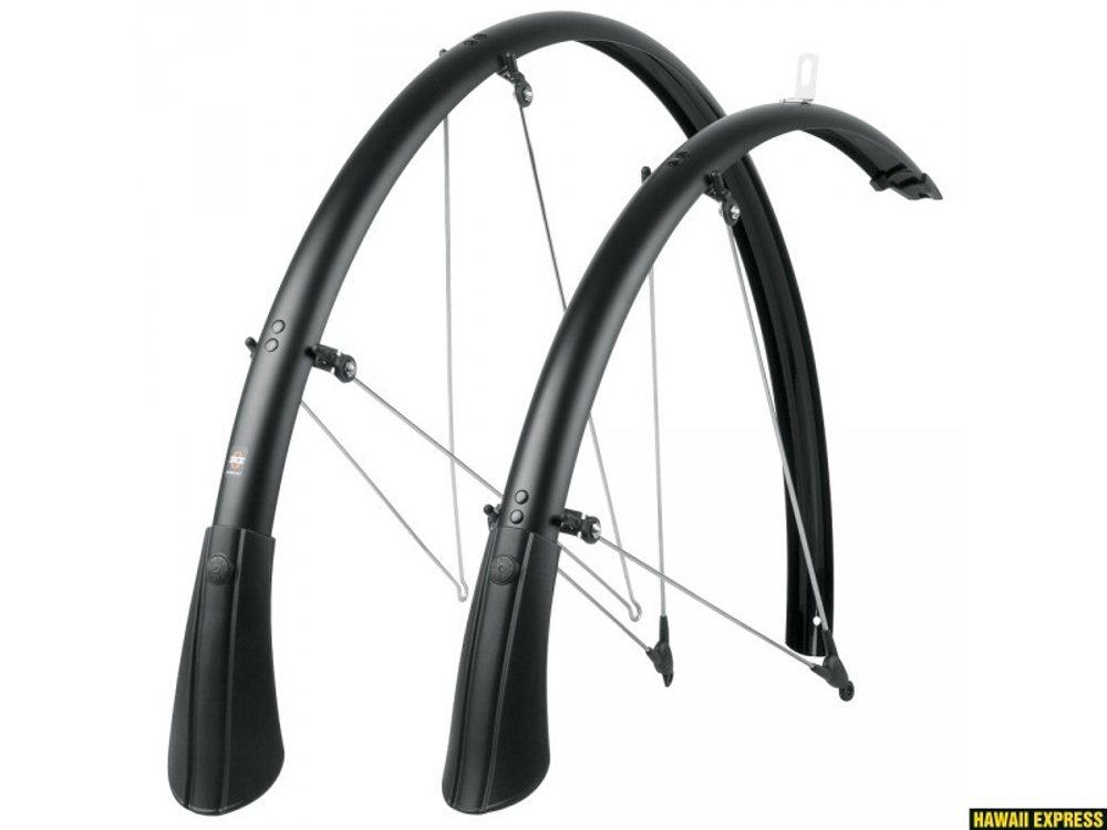 Комплект крыльев BLUEMELS MATT 35 MM, 28" черный матовый