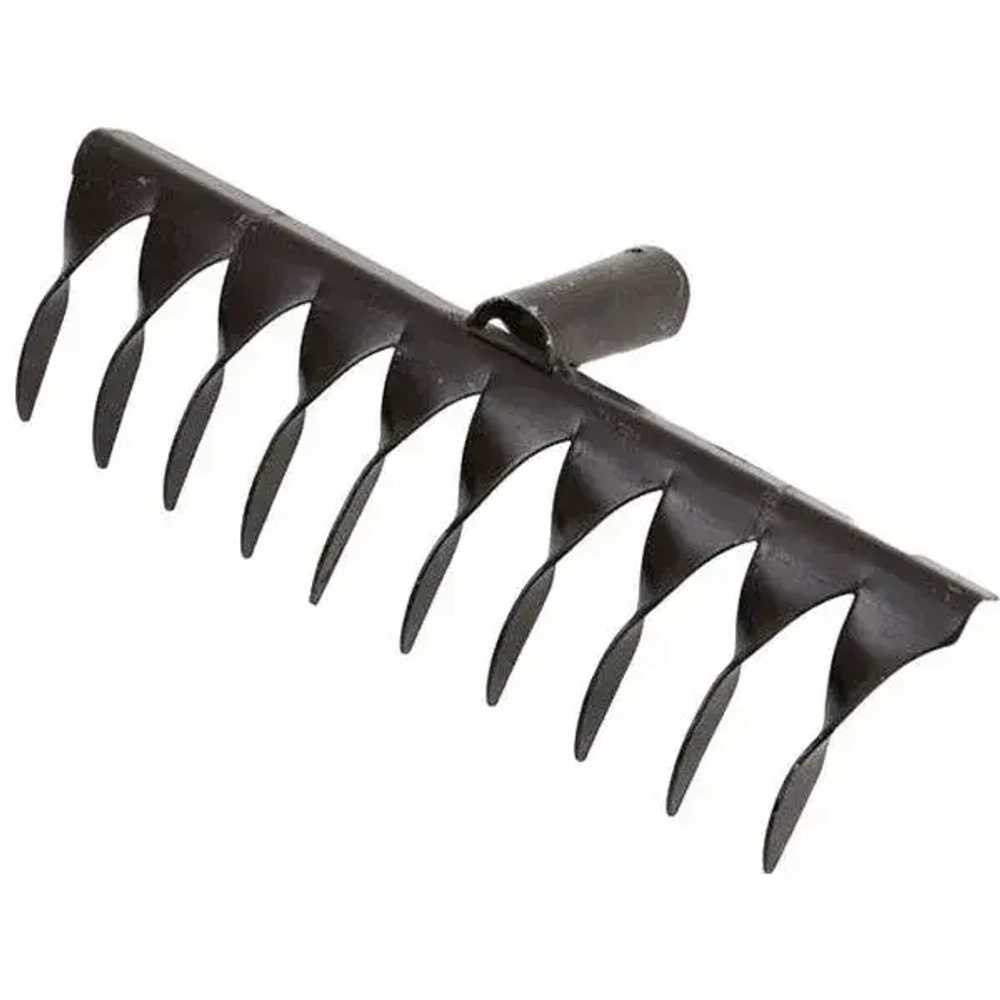 Грабли 10-ти зубые витые, эмаль б/ч ГВ-10