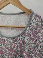 Футболка Ф-22Х/сирень-луговыецветы