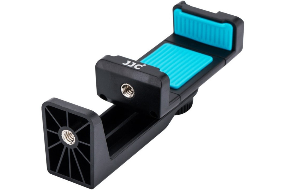 Держатель JJC SPS-1A для установки смартфона на штатив с резьбой 1/4, синий