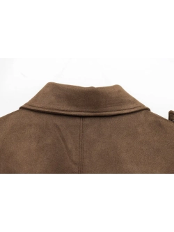 Куртка-бомбер замшевый