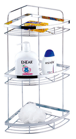 329-3 Полка угловая 3-ярусная (решётка) РОТАТО (5/1шт)