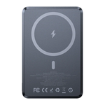 Внешний аккумулятор MagSafe Benks ArmorGo (5000 мА·ч) Беспроводная зарядка: Qi 7,5 Вт. Проводная зарядка: USB-C. Есть LED-индикация. Энергоёмкость — 19,35 Вт·ч. Максимальная выходная мощность — 18 Вт