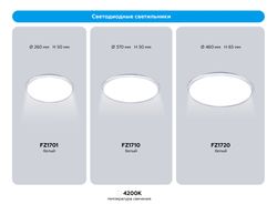 Ambrella Потолочный светодиодный светильник Design and Crystal FZ1720