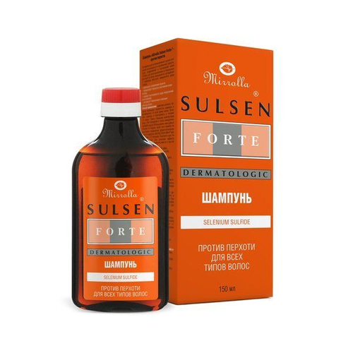 Mirrolla Сульсен Форте шампунь против перхоти 150 мл