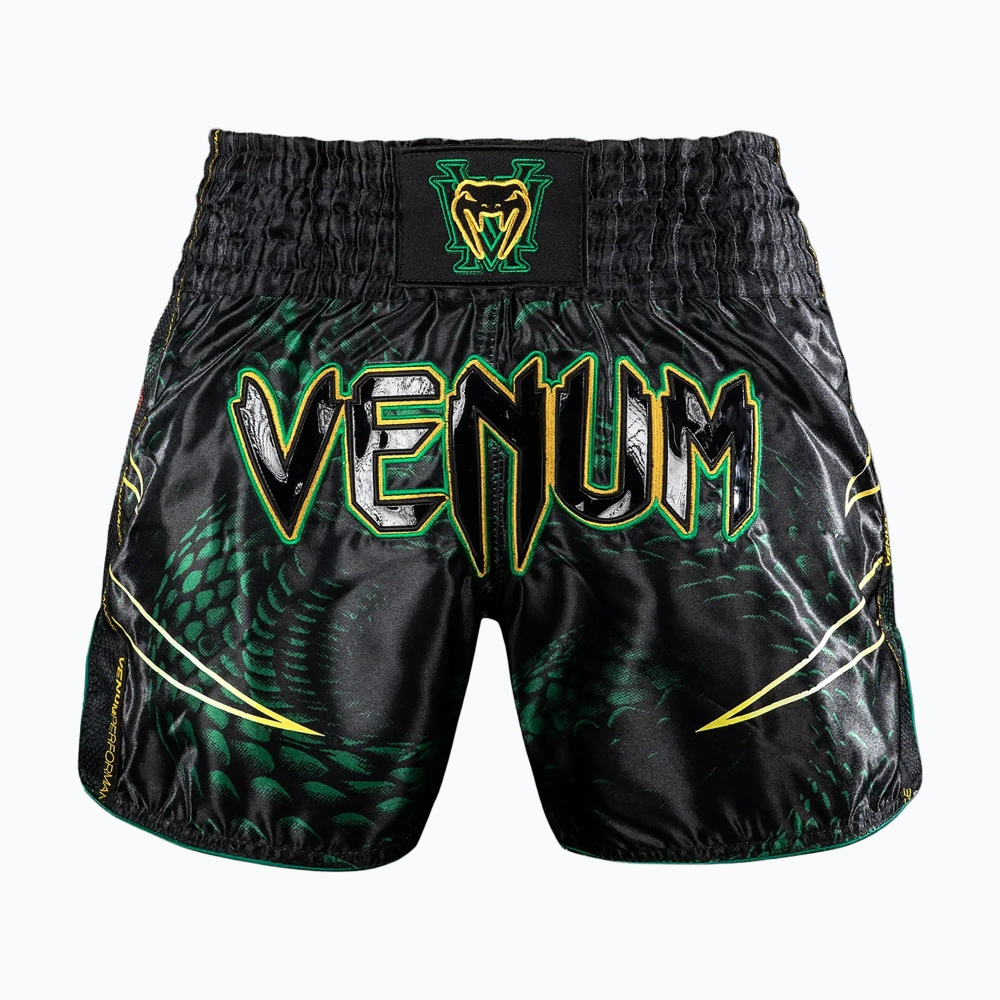 Шорты Venum Matupa Muay Thai black/green/gold