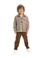 Куртка-рубашка стёганая Карамелли