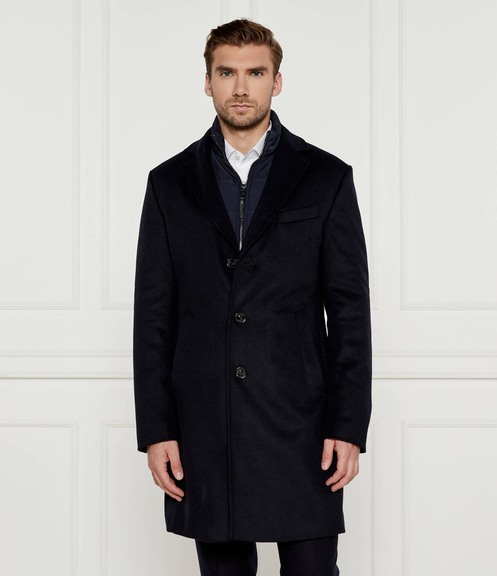 Шерстяное пальто 2в1 17 JC-20Morris Joop! - темно-синий(30044346)