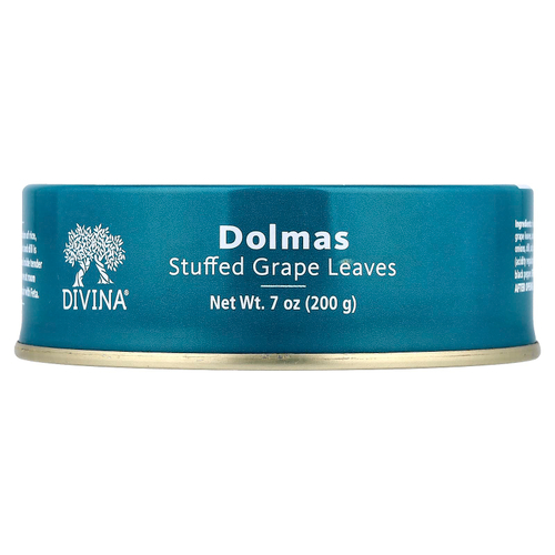 Divina, Dolmas, фаршированные виноградные листья, 200 г (7 унций)