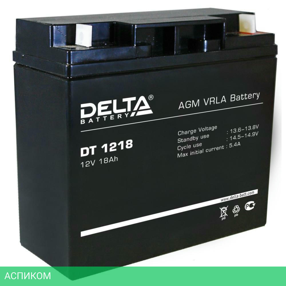 Аккумулятор для ИБП Delta DT 1218