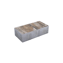 Тротуарная плитка ПРЯМОУГОЛЬНИК 300х150 мм - Листопад гладкий Песчаник