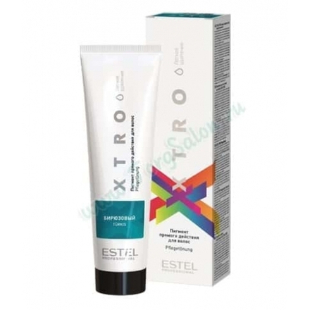 Пигмент прямого действия для волос Бирюзовый, XTRO, Estel, 100 мл.