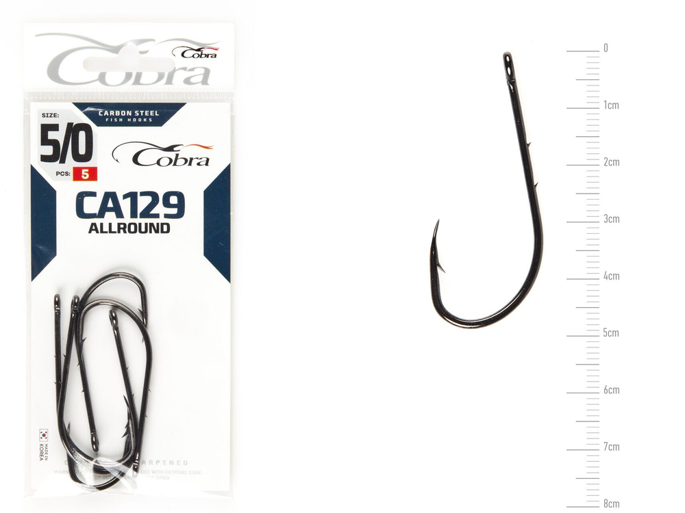 Крючки Cobra Allround BAITHOLDER сер. CA129 разм. K005/0 5шт.