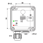 Датчик температуры и влажности канальный Menerga Duct sensor C-STHK-P HX (M 04 80 57)