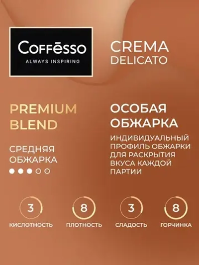 Кофе в дрип-пакетах Coffesso Crema Delicato, 5 шт