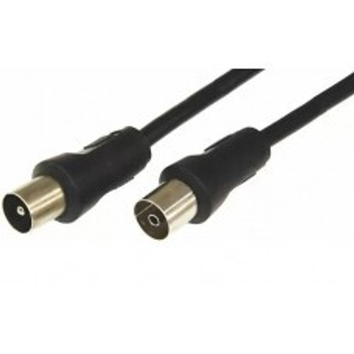 шнур Exployd EX-K-1406 ТВ штекер-ТВ гнездо 2m