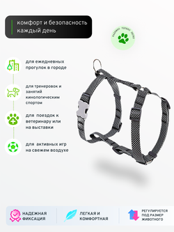 Шлейка NEO 1.5 см черная