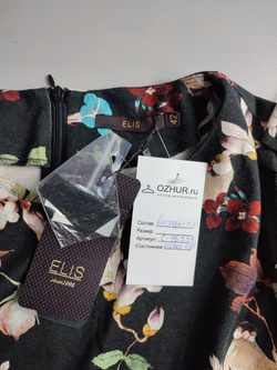 Платье Elis из вискозы с цветами 42 размер, новое