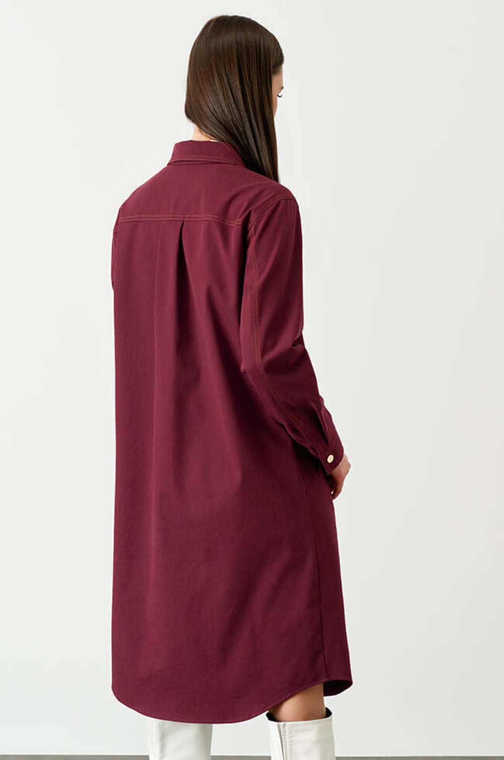 51410 Платье женское (бордо)