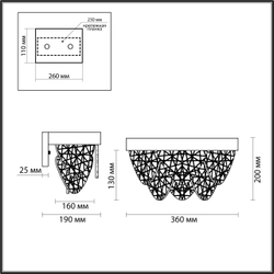 6528/2W NEOCLASSI LN23 000 латунь Бра E14 2*40W 220V LUX