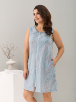 Халат Х-055/шалфей-полоскабуквы